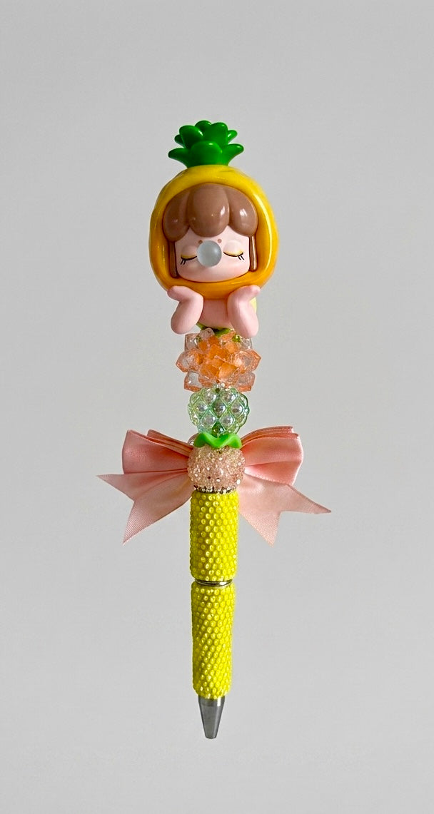 Rolife Nancy Fruit Series – Orange luxury Blinged Out Pen! 🍊