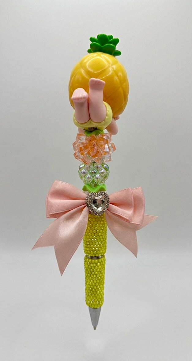 Rolife Nancy Fruit Series – Orange luxury Blinged Out Pen! 🍊