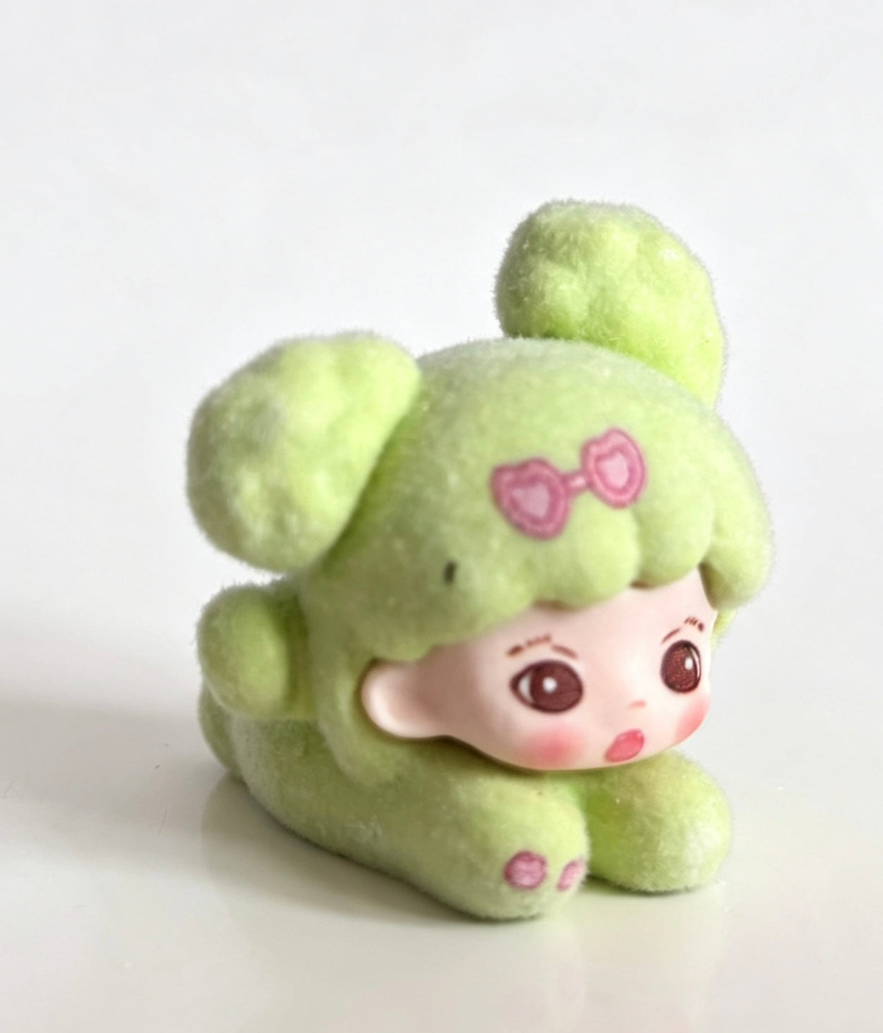 Cute Girl Fuzzy Puppy