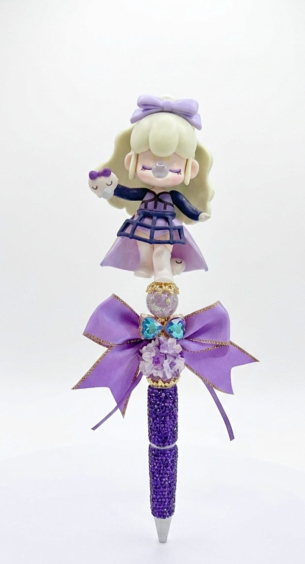 💜 Nanci "The Collector" – Premium Custom Blinged Out Pen 💜
