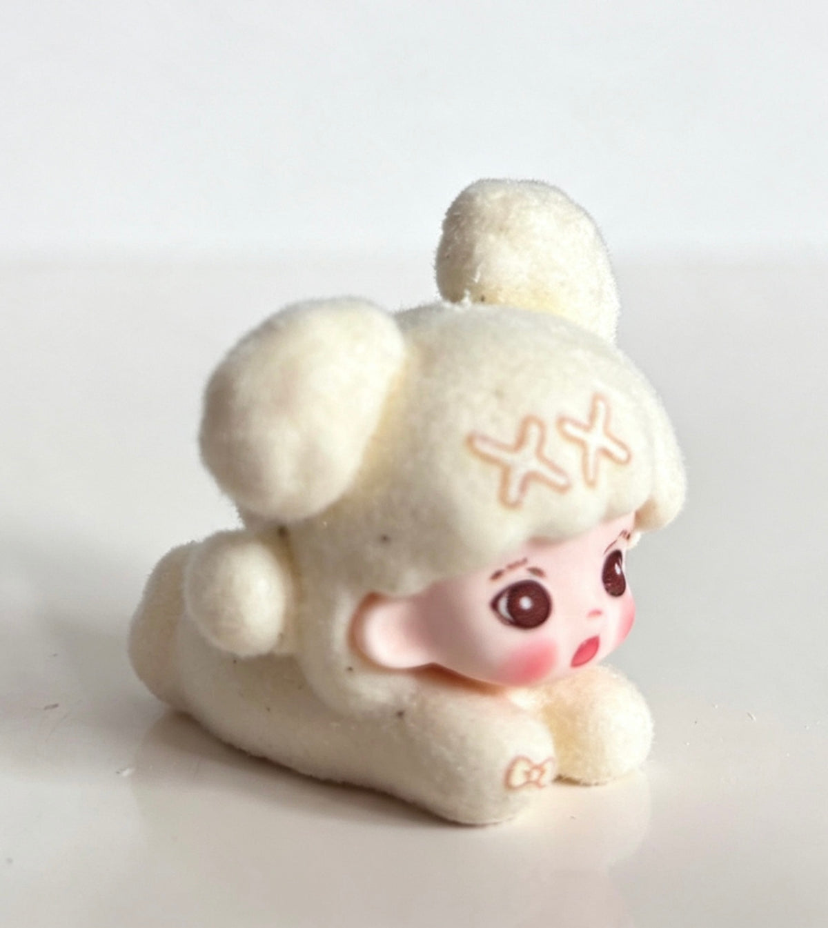 Cute Girl Fuzzy Puppy