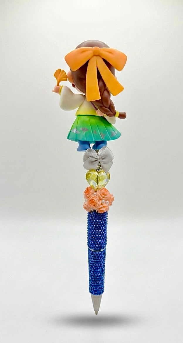 🍃 Nanci "Cold Dew" – Exquisite Custom Blinged Out Pen 🍃