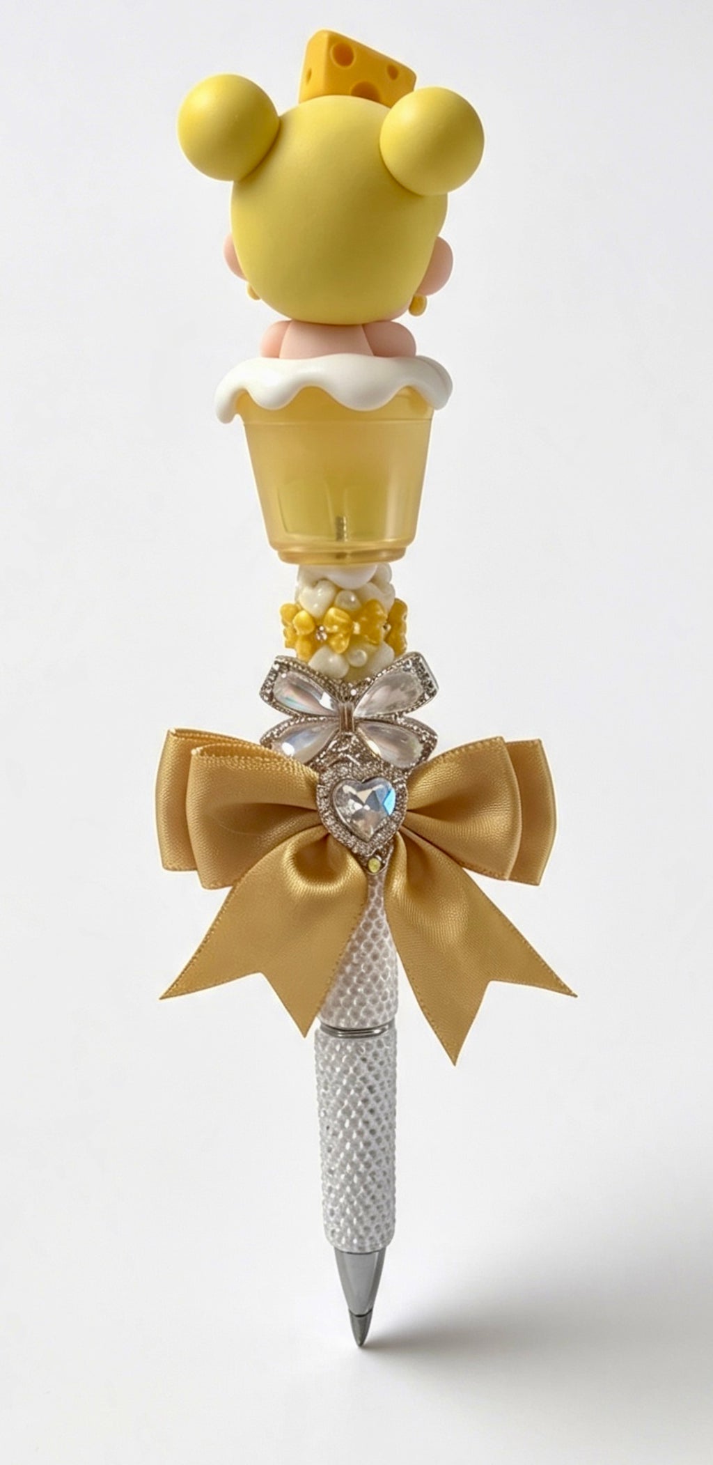 🧀 Rolife Nanci Cheese Dessert – Luxury Blinged Out Pen! 🧀