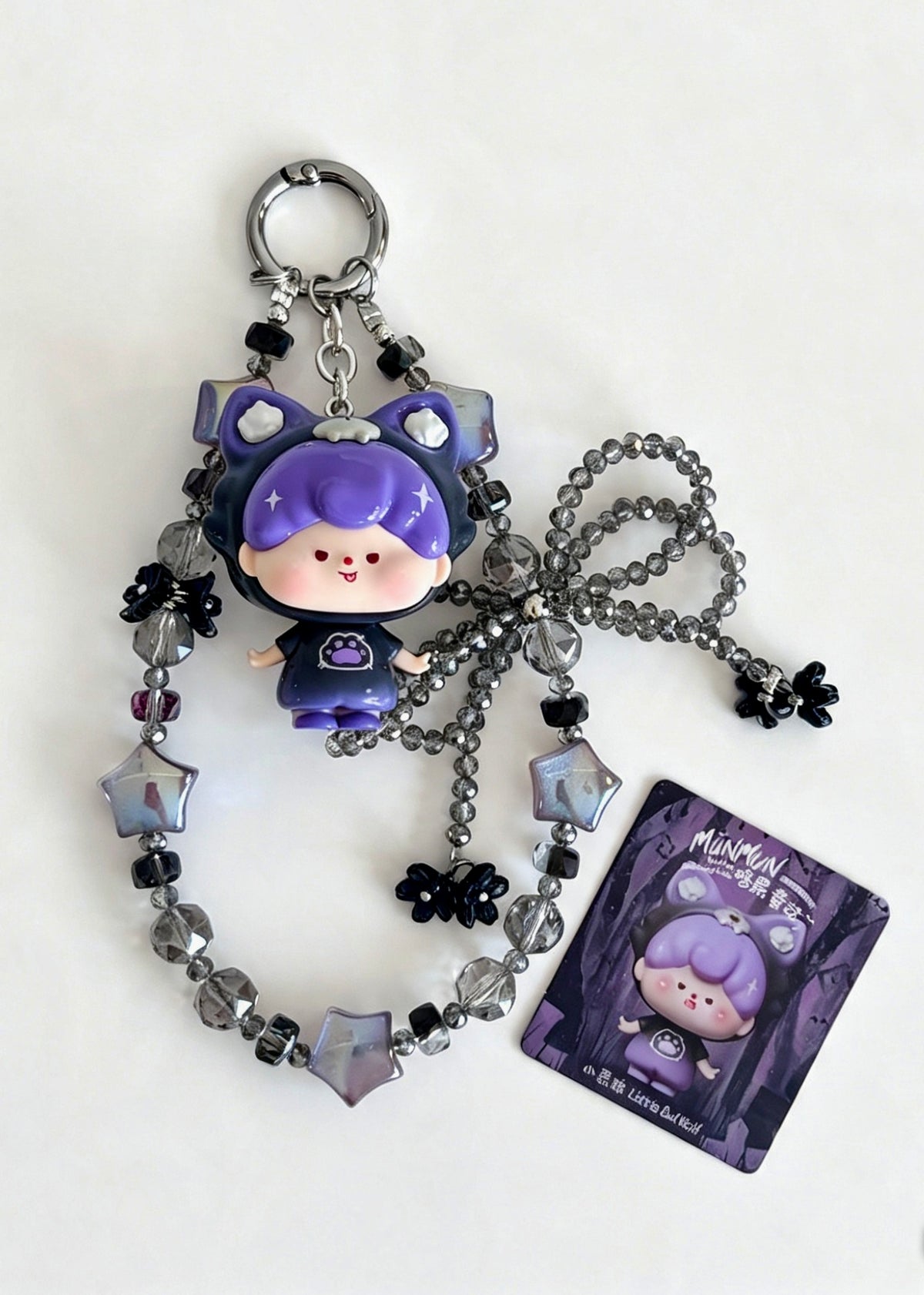 Genuine Munmun Dark Fairy Tales Blinged Out Keychain