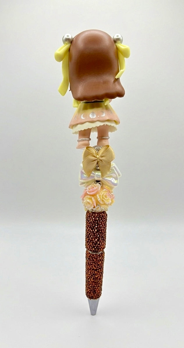 🍂 Nanci "Autumn Equinox" – Custom Luxury Blinged Out Pen 🍂