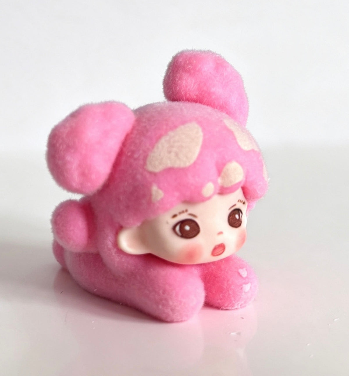 Cute Girl Fuzzy Puppy