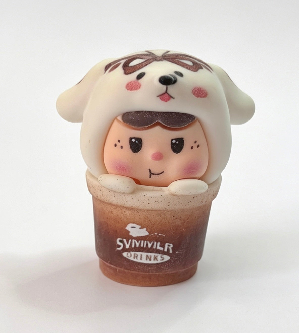 Cute Puppy in a Cup Bean