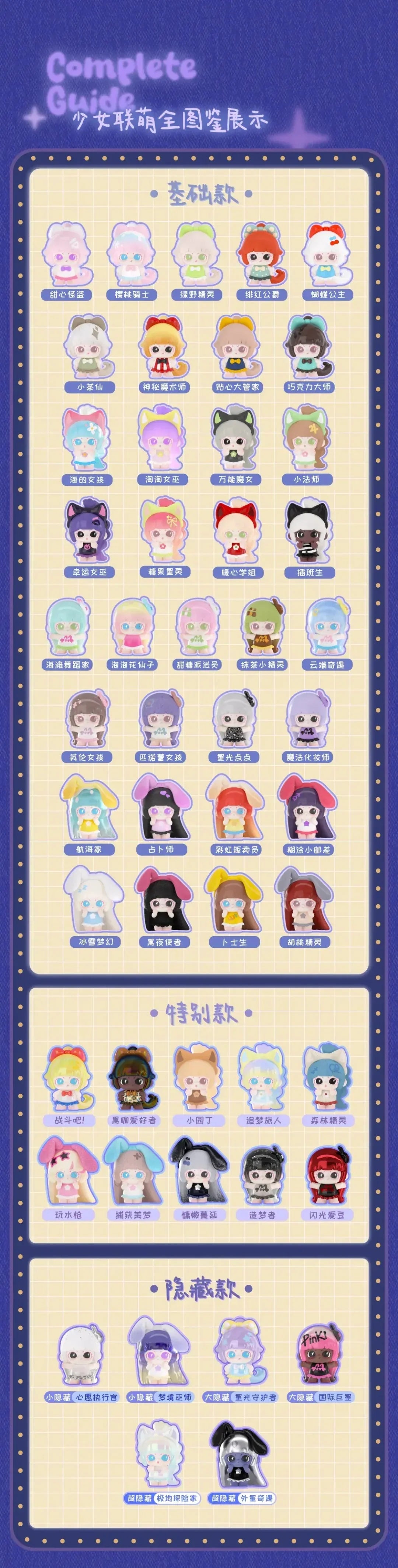 LANCY LULU Cute Girl Alliance Series Mini Beans